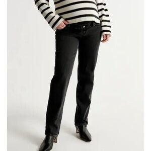 Abercrombie & Fitch Ankle Straight Maternity Jean in 30 short